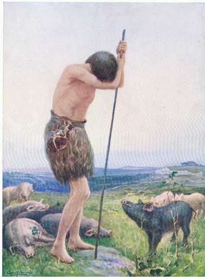 Müsrif oğul, Thomas Nelson tarafından yayınlanan İncil Resimli Kitaptan, c.1950 by George Phoenix