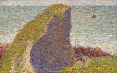 Le Bec du Hoc, Grandcamp Çalışması, 1885 by George Pierre Seurat