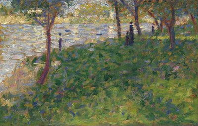 La Grande Jatte için Çalışma, 1884-1885 by George Pierre Seurat