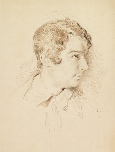 Head of a Man  by George Richmond