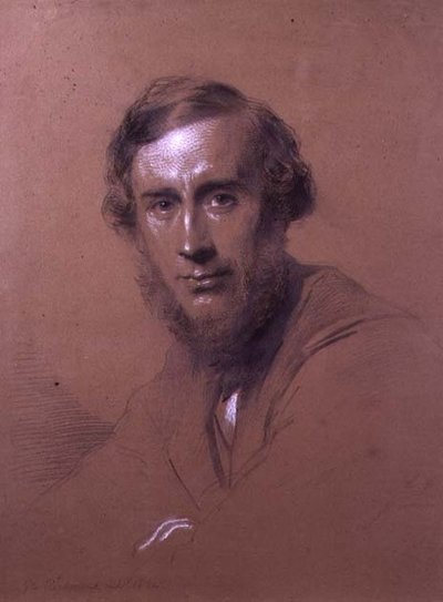 John Tyndall (1820-93) 1864 (kalem boya) by George Richmond