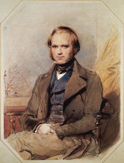 Charles Robert Darwin'in Portresi (Shrewsbury by George Richmond