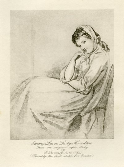 Emma Leydi Hamilton by George Romney