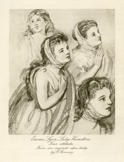 Emma Leydi Hamilton by George Romney