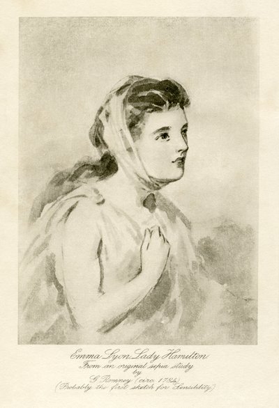 Emma Leydi Hamilton by George Romney