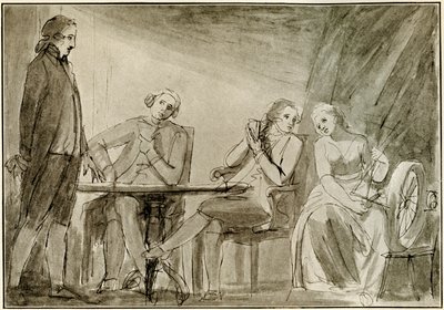 Emma Lady Hamilton, Romneys Studio'da by George Romney