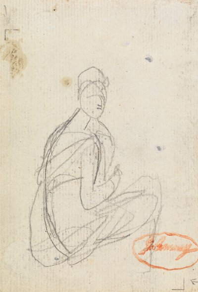 Bir Kadının Figür Çalışması by George Romney