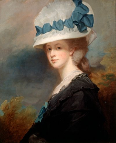 "Bayan Musters" (Sophia Catherine Heywood) 1779-80 (tuval üzerine yağlı boya) by George Romney