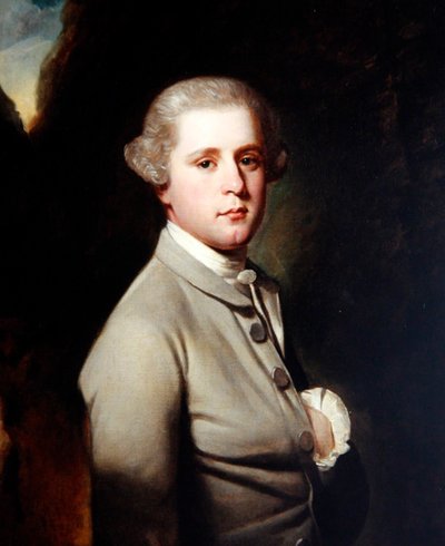 Bir Beyefendinin Portresi, c.1770 (tuval üzerine yağlı boya) by George Romney