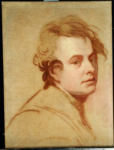 Sanatçının portresi, göğüs uzunluğu by George Romney