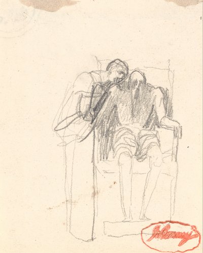 Muhtemelen "Yaşlılık" Döneminden İki Figür by George Romney