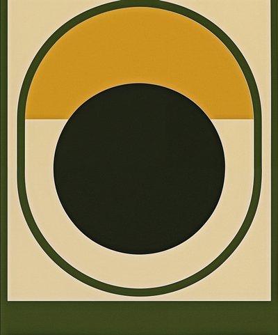 Black Sun Reversal, 2025 (tuval üzerine akrilik) by George Rosaly
