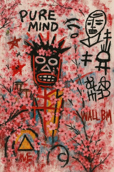 İyileştiren Gözler, 2025 (tuval üzerine akrilik) by George Rosaly