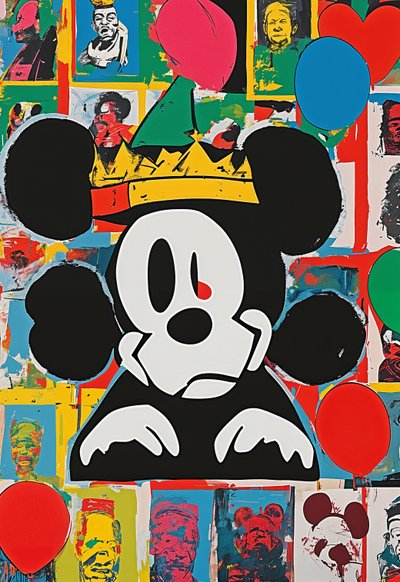 Royal Playfulness, 2024 (Tuval Üzerine Akrilik) by George Rosaly