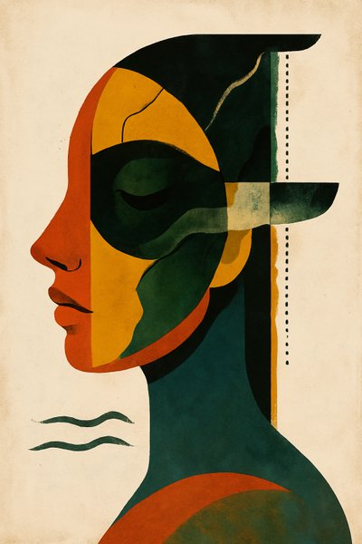 Şimdinin Ağırlığı, 2025 (tuval üzerine akrilik) by George Rosaly