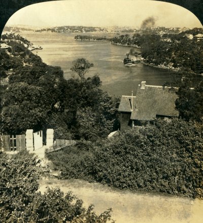 Mosmans Körfezi, Sidney, Avustralya, c1909. by George Rose