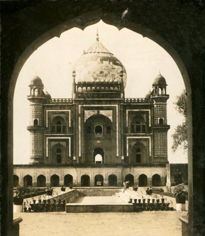 Safdarjungs Mezarı, Delhi, Hindistan, c1909. by George Rose