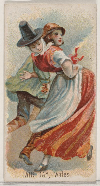 Fair Day, Galler, Duke marka sigaralar için Holidays N80 serisinden, 1890., 1890. by George S. Harris and Sons
