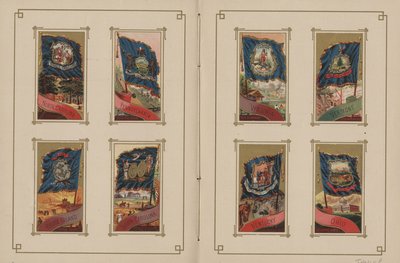 Tüm Milletler ve Amerika Birleşik Devletleri Bayrakları - Sayfa 29 ve 30, 1887 by George S. and Sons Harris