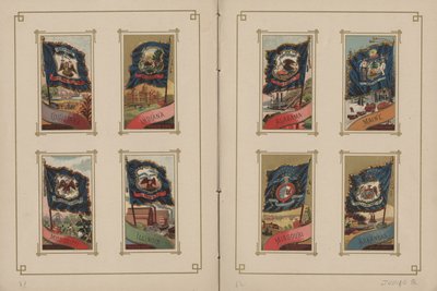 Tüm Milletler ve Amerika Birleşik Devletleri Bayrakları - Sayfa 31 ve 32, 1887 by George S. and Sons Harris