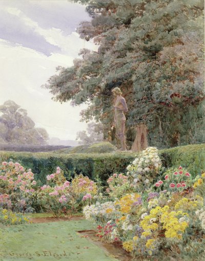 Bahçe Köşesi (wc) by George Samuel Elgood