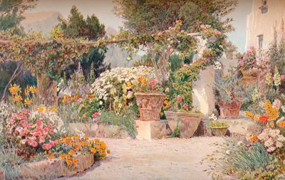 Bir İtalyan Bahçesi, c1903 by George Samuel Elgood