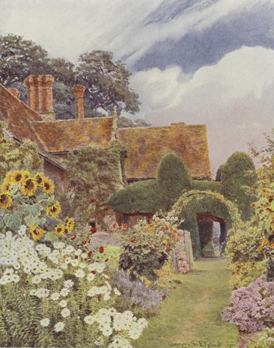 Cleeve Prior, Ayçiçekleri by George Samuel Elgood