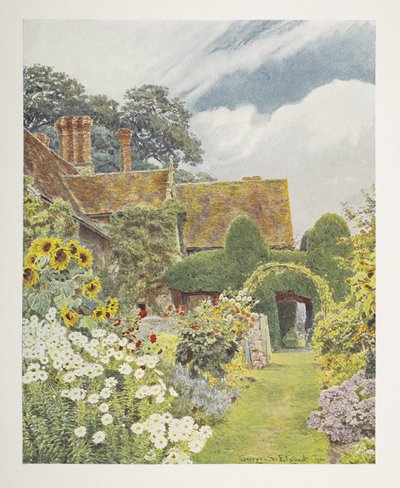 Cleeve Prior, Ayçiçekleri, George S. Jekzel Elgood ve Gertrude Jekyll