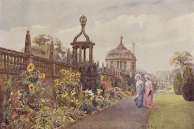 Montacute, Ayçiçekleri by George Samuel Elgood