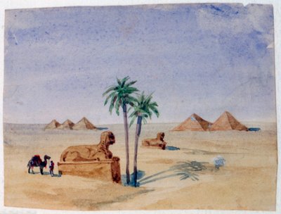 Sfenks ve Piramitler, Giza II, 1820-1876 by George Sand