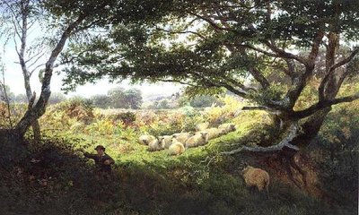 Çoban Oğlan ve Koyun Sürüsü by George Shalders