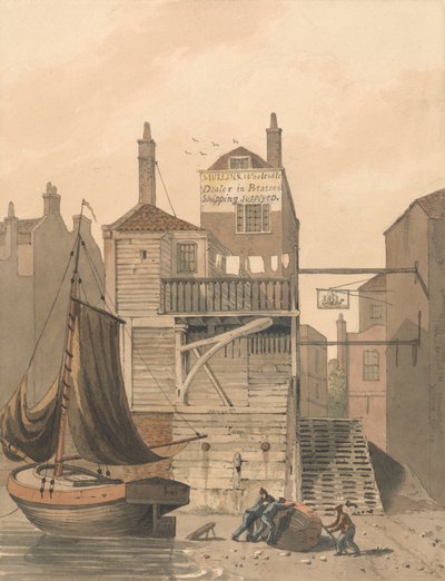 Ship Inn'in yanındaki Shadwell by George Shepheard