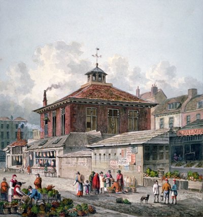 Clare Pazarı, Westminster, Londra, 1815 by George Shepherd