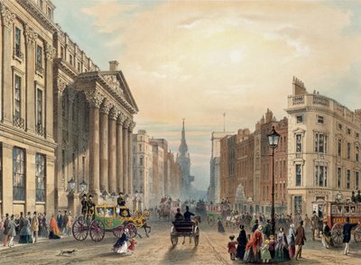 Ackermann 1851 tarafından yayınlanan Thomas Picken (d.1870) tarafından oyulmuş, Cheapside