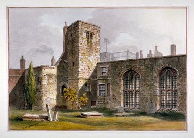 Savoy Şapeli'nin görünümü, Savoy Sarayı, Westminster, 1819 by George Shepherd