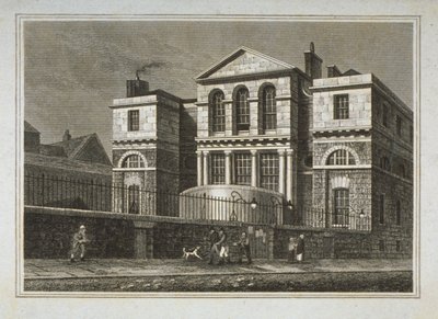 ಸೆಷನ್ಸ್ ಹೌಸ್ನ ನೋಟ, ಓಲ್ಡ್ ಬೈಲಿ, 1812 ಟರ್ಕ್ by George Shepherd