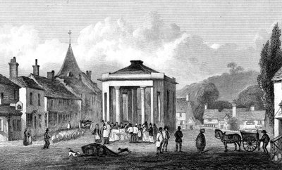Westerham, Kent, engraved by H. Adlard, 1832  by George Shepherd