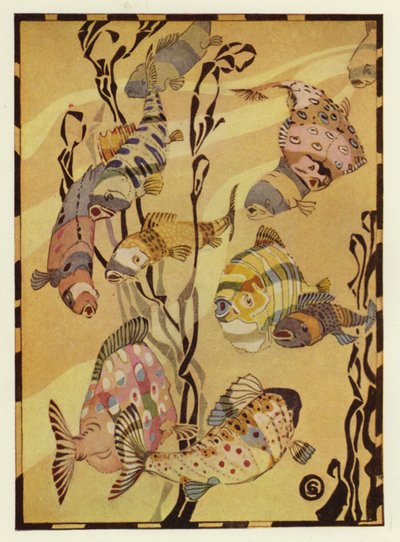 Denizdeki tüm balıkların bir araya gelmesine (renkli taş) denirdi. by George Sheringham