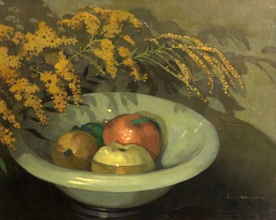 Yeşim kasede meyve by George Sheringham