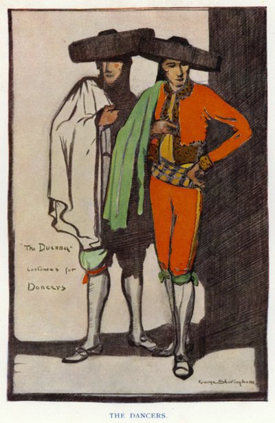 The Duenna by Sheridan: The Dancers (renkli taş) by George Sheringham
