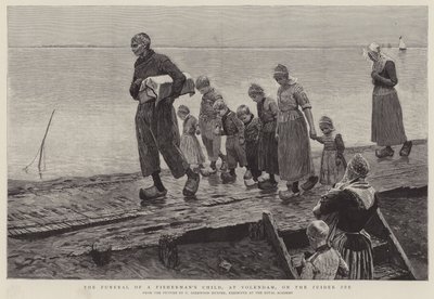 Bir balıkçının çocuğunun cenazesi, Volendam