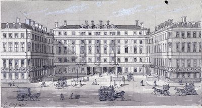 Euston Meydanı İstasyonu, Londra, c1838. by George Sidney Shepherd