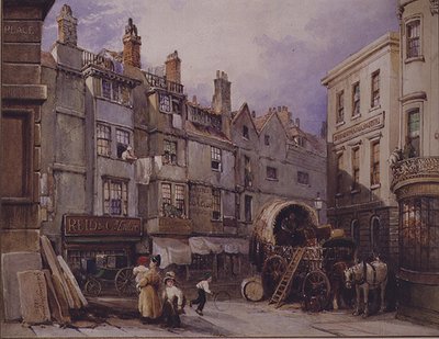 Londra Sokak Sahnesi by George Sidney Shepherd
