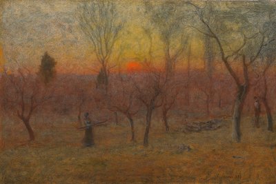 Odun Toplama, Montclair, New Jersey, 1889 by George Snr. Inness