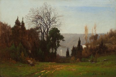Palisades'in karşısında by George Snr. Inness