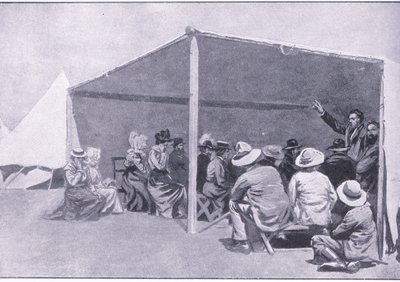 Bir Boer mülteci kampında ilahi hizmet, Pretoria