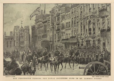 Kraliçe Victoria'nın cenazesi by George Soper