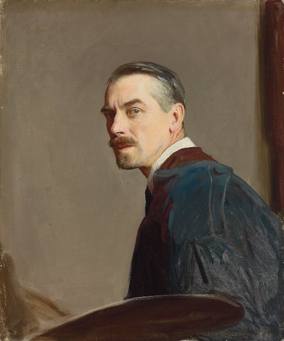 Sanatçının Otoportresi (tuval üzerine yağlı boya) by George Spencer Watson