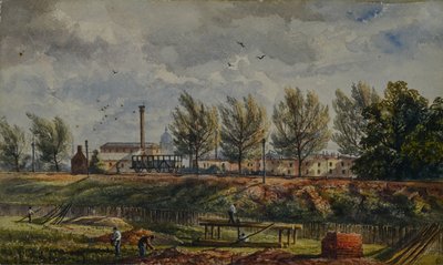 Doğadan bir eskiz olan Kings Cross'ta Great Northern Rail kesimi by George Stewart