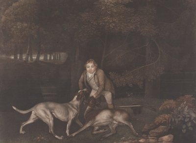 [Freeman, Clarendon Kontu'nun Bekçisi, bir tazı ve yaralı bir geyik ile]: Stubbs'ın ölümünden sonra şu başlıkla yeniden yayınlandı: Doe'nun Ölümü by George Stubbs